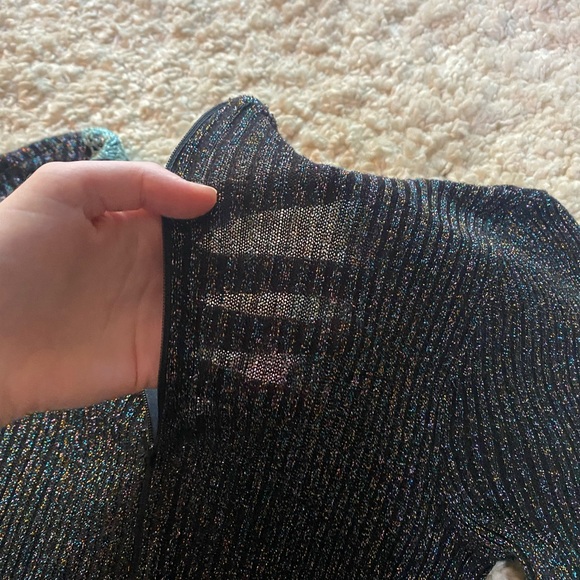 Vintage Sparkly Knit Long Dress - Picture 5 of 5